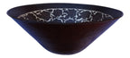 Lavabo de cobre con flor plata