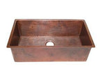 Fregadero de cocina cobre sencillo