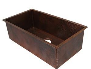Fregadero de cocina cobre sencillo