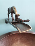 Dark Bronze Waterfall Horse Faucet