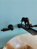 Dark Bronze Waterfall Horse Faucet