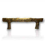 Jaladera de bronce efecto piedra