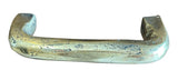 jaladera de bronce base cuadrada gruesa