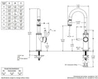 California Faucets Davoli Grifo Monomando Pulldown Para Bar