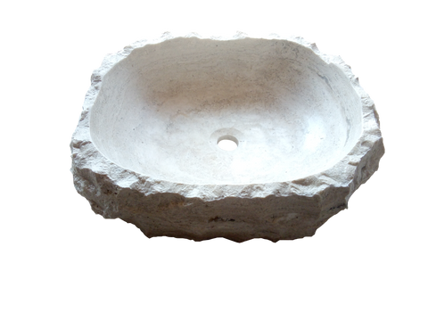 Lavabo Rústico Travertino Fiorito 20" x 16" x 5.5"