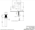 Medidas Single Hole Lavatory Faucet