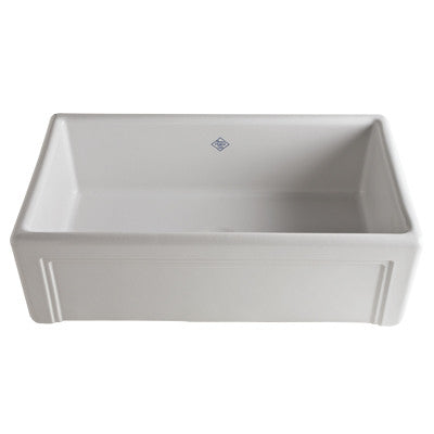 ROHL Shaws Original Casement Edge Front Tarja de fireclay una sola tina