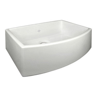Shaws Waterside Single Bowl Bowed Fireclay Apron Sink