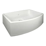 Shaws Waterside Single Bowl Bowed Fireclay Apron Sink