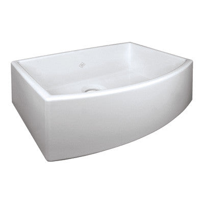 Shaws Waterside Single Bowl Bowed Fireclay Apron Sink