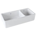 Shaws Original 1 1/2 Bowl Fireclay Apron Kitchen Sink