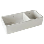 Shaws Original 1 1/2 Bowl Fireclay Apron Kitchen Sink