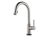 SOLNA SINGLE HANDLE SINGLE HOLE PULL-DOWN KITCHEN FAUCET STAINLESS