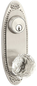Emtek Oval con cuentas con llave Estilo