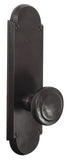 Emtek Sandcast Bronce Sin Llave Moderno