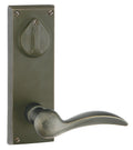 Emtek Sandcast rectangular con llave Estilo