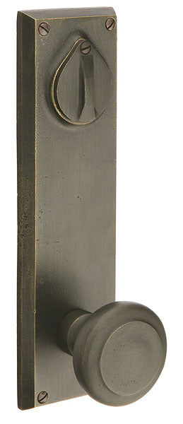 Emtek Sandcast rectangular con llave Estilo