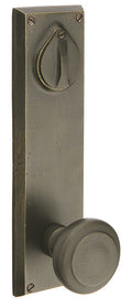 Emtek Sandcast rectangular con llave Estilo