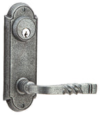 Emtek Acero Forjado con llave Estilo