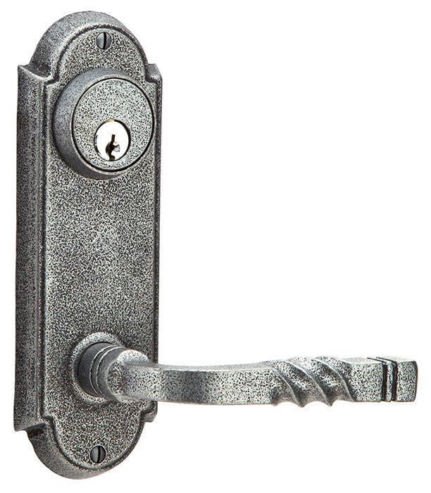 Emtek Acero Forjado con llave Estilo