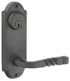 Emtek Acero Forjado con llave Estilo