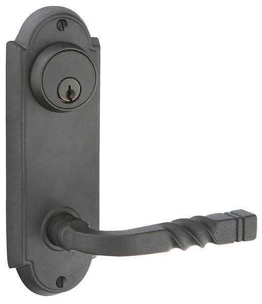 Emtek Acero Forjado con llave Estilo