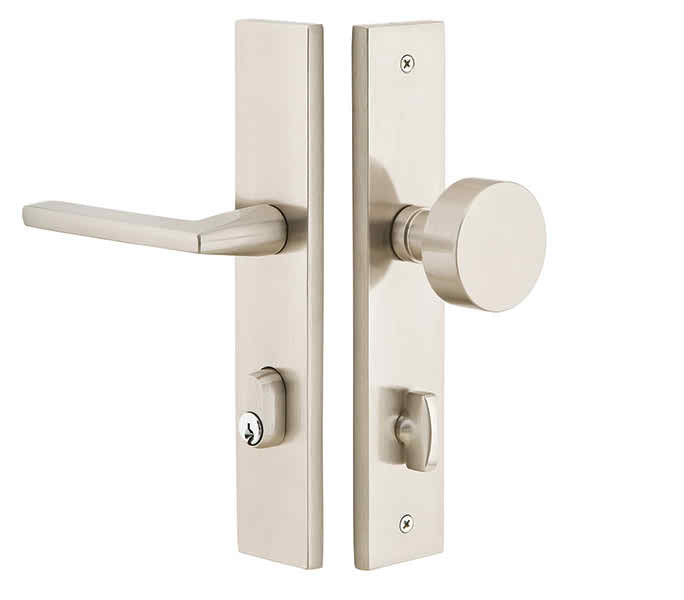 Emtek Stretto Moderna Rectangular Con Llave