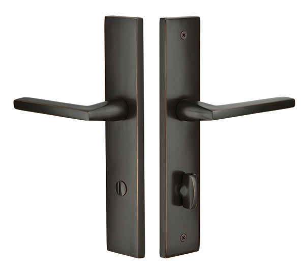 Emtek Estrecho Moderno Rectangular Sin Afinado