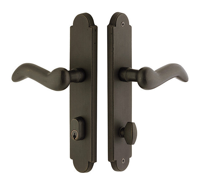 Emtek Sandcast Arqueado Estilo Stretto Afinado