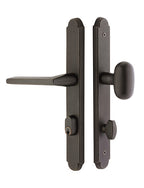 Emtek Sandcast Bronze Stretto with Archplat 11"