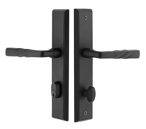 Emtek Sandcast Bronze Rectangular Style Stretto
