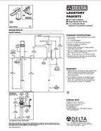 Delta Ara™ Single Handle Lavatory Faucet with Channel Spout