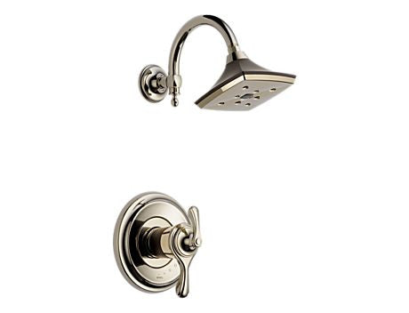 BRIZO CHARLOTTE SÓLO DUCHA - FLUJO MEDIO  COCOA BRONZE AND POLISHED NICKEL