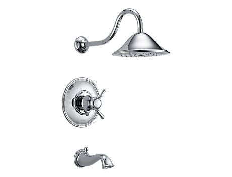 BRIZO TRADICIONAL TEMPASSURE® TERMOSTÁTICO PARA BAÑERA Y DUCHA CHROME