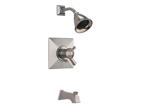 BRIZO VESI TEMPASSURE® TERMOSTÁTICO PARA BAÑERA Y DUCHA BRILLIANCE BRUSHED NICKEL