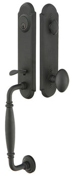 Emtek Monolithic with Normandy Grip Entrada