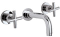 California Faucets Tiburon Grifo de Pared con Manerales de Cruz Corto