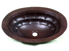 Tortuga Lavabo Ovlalado Cobre