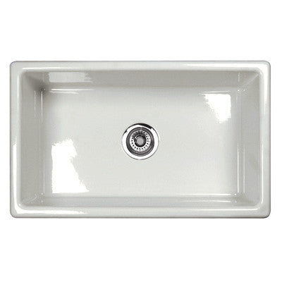 Shaws Classic Single Bowl Modern Undermount Fireclay Kitchen Sink