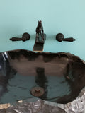 Dark Bronze Waterfall Horse Faucet