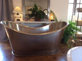 Bañera de cobre con niquelado independiente