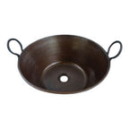 Cazo Ovaline de Cobre con Asas