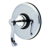 Llave de paso en Nickel Satinado