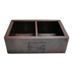 Vaca Tarja Cocina Cobre con mandil