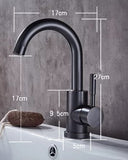 grifo para lavabo de baño bronce 
