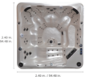 Hot Tub para Jardín para 3 adultos