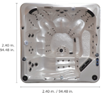 Hot Tub para Jardín para 3 adultos