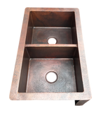 CORAL TARJA DE COBRE CON MANDIL, DOBLE CUBETA