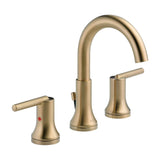 Delta Trinsic® Widespread Lavatory Faucet w/ metal pop-up