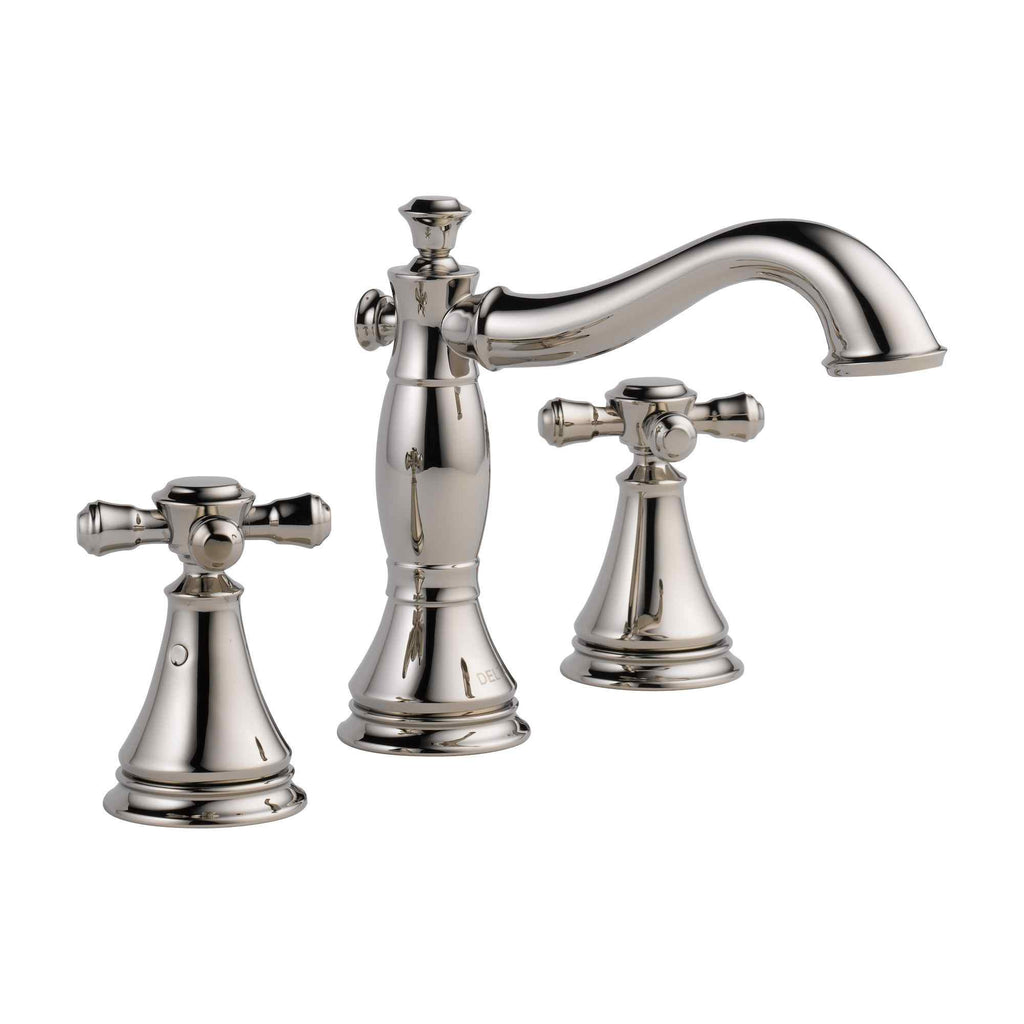 Delta Cassidy™ Llave de extensión de dos manijas para lavamanos con conjunto emergente de metal